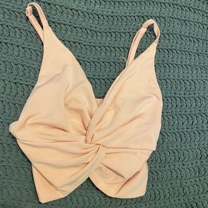 Shein salmon crop top